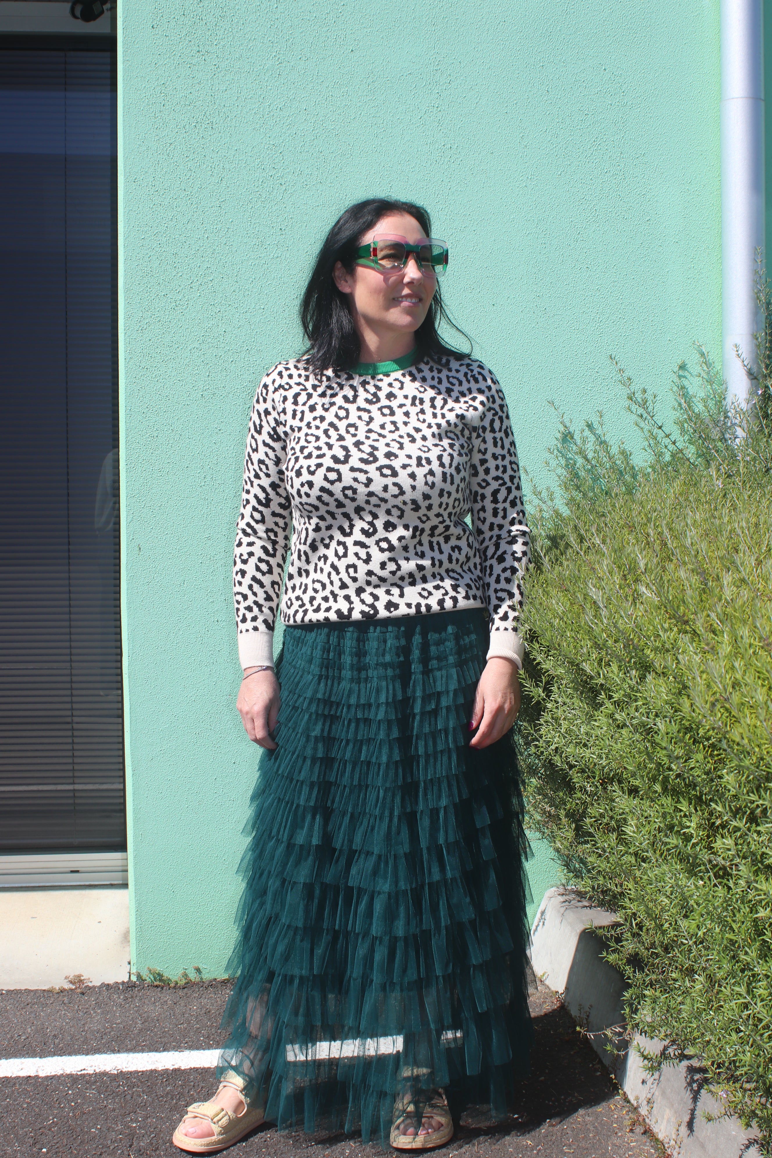 Firework Skirt - Forest Green