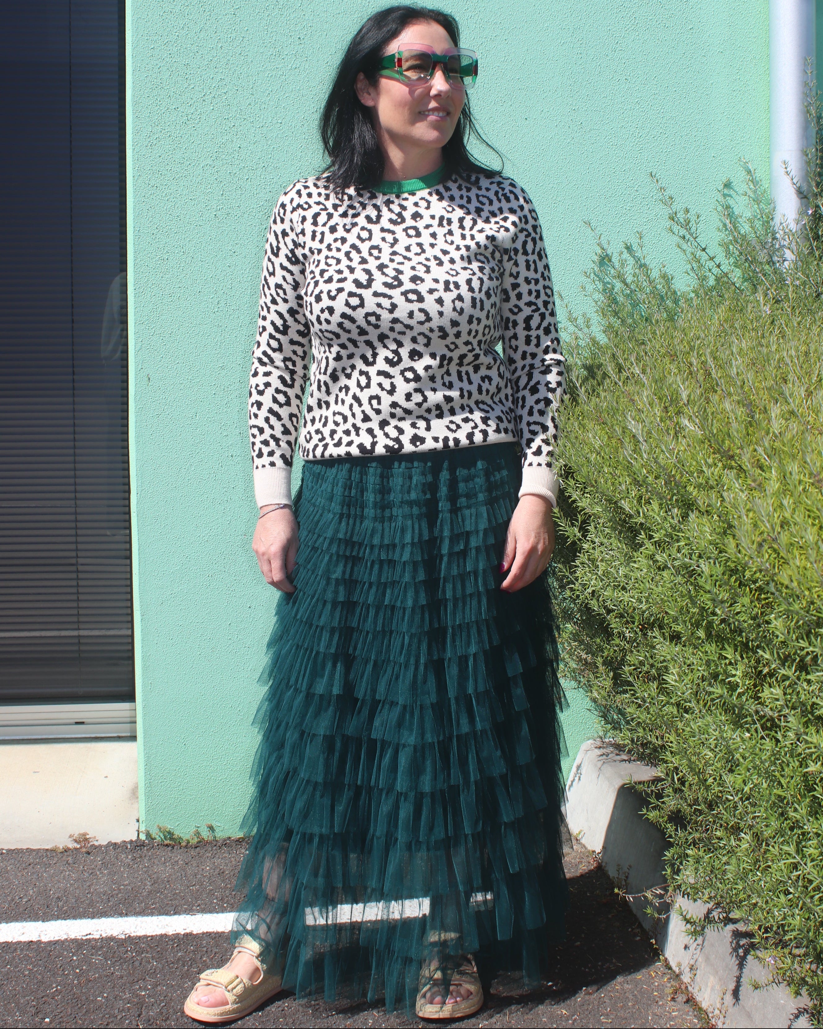 Firework Skirt - Forest Green