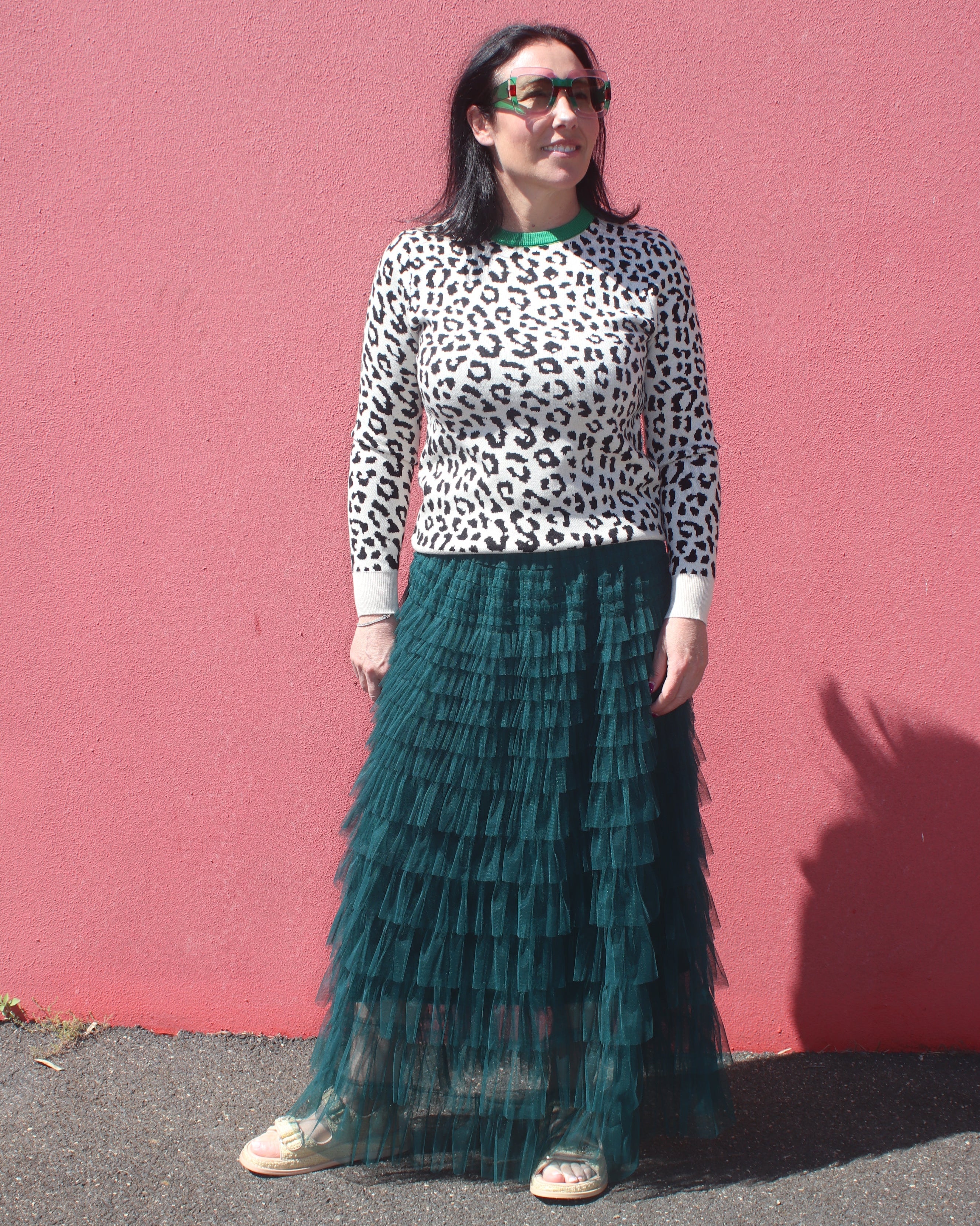 Firework Skirt - Forest Green