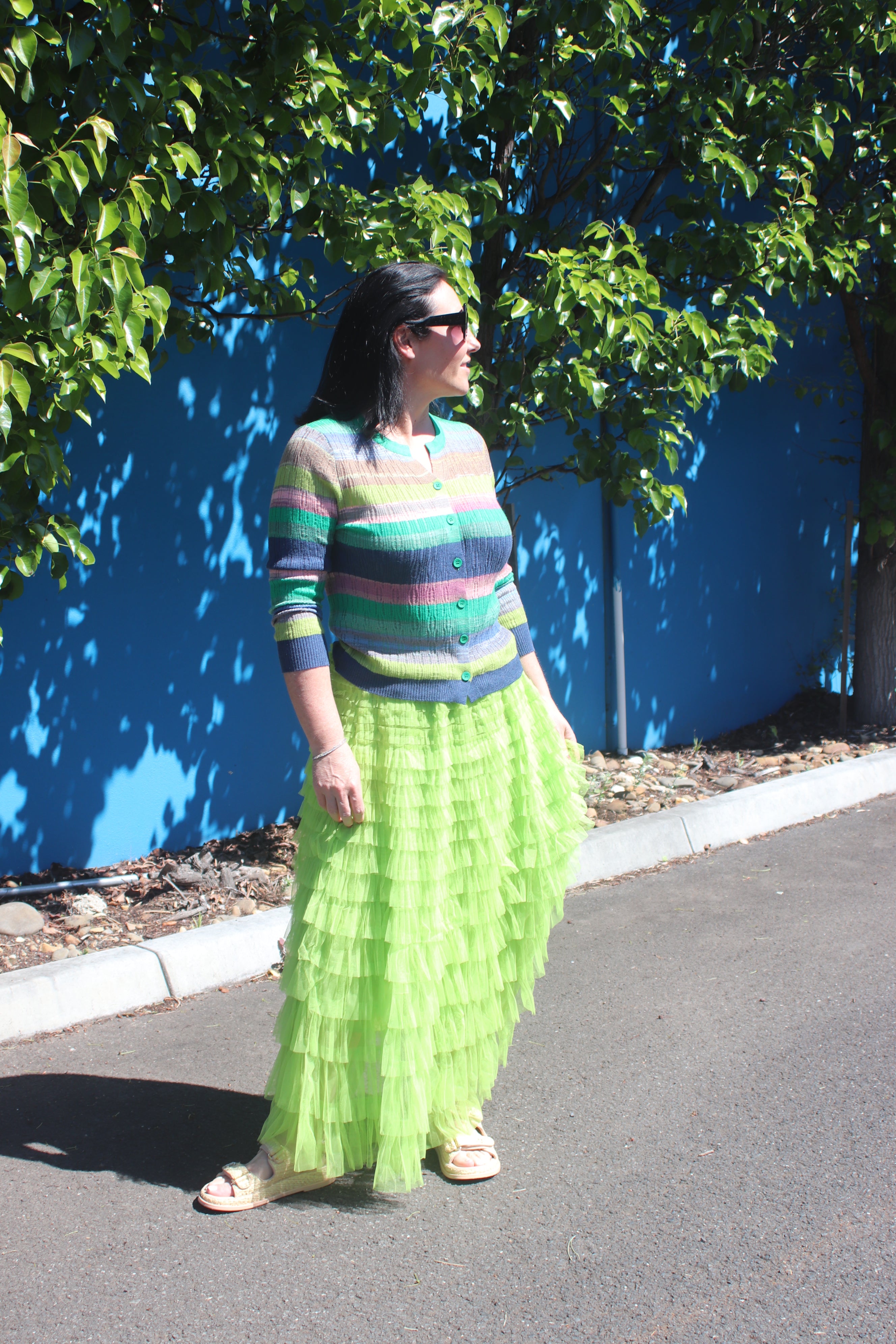 Firework Skirt - Harlequin Green