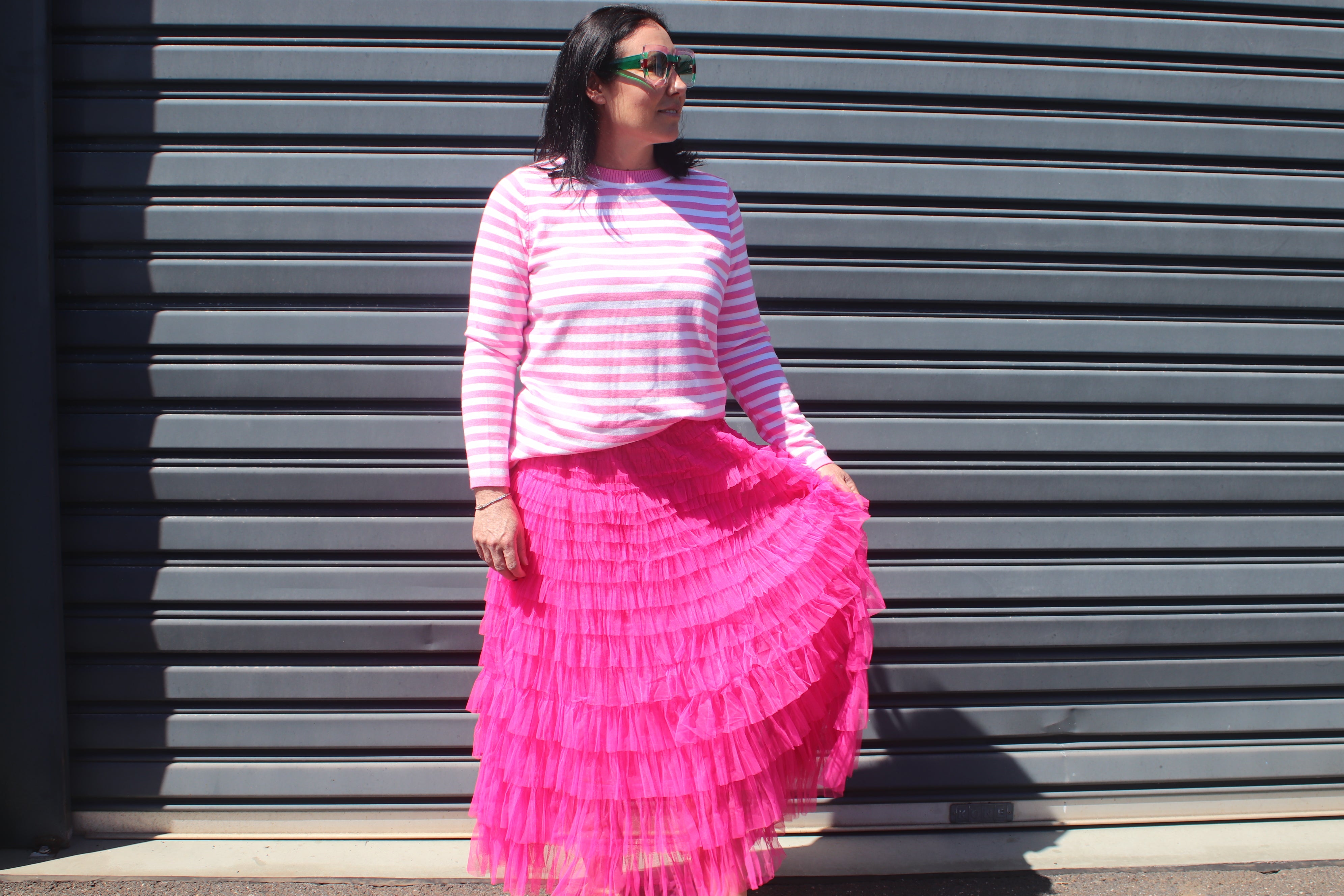 Firework Skirt - Hot Pink