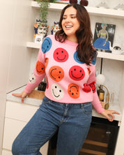 Joy Pink Knit Jumper