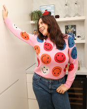 Joy Pink Knit Jumper