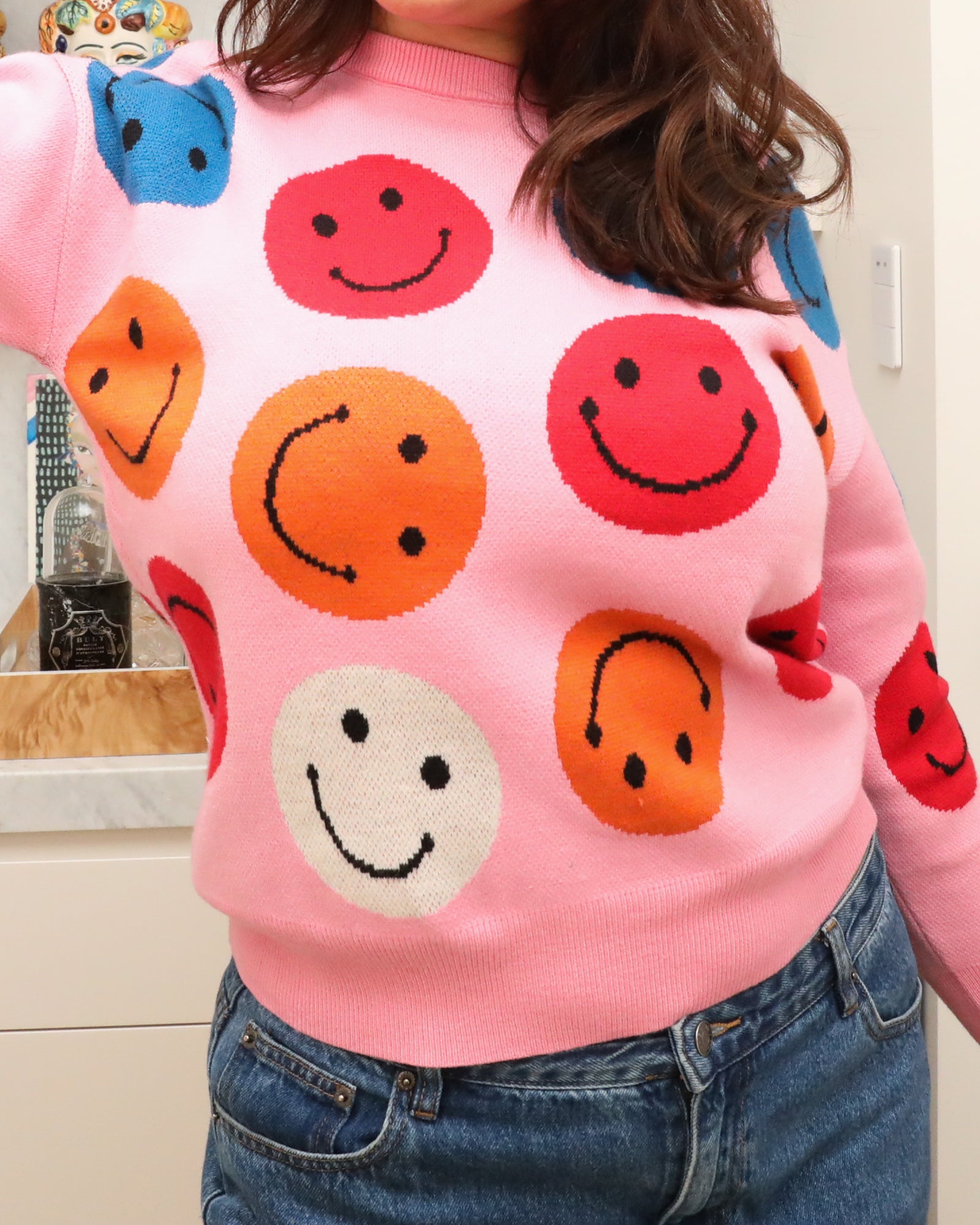 Joy Pink Knit Jumper