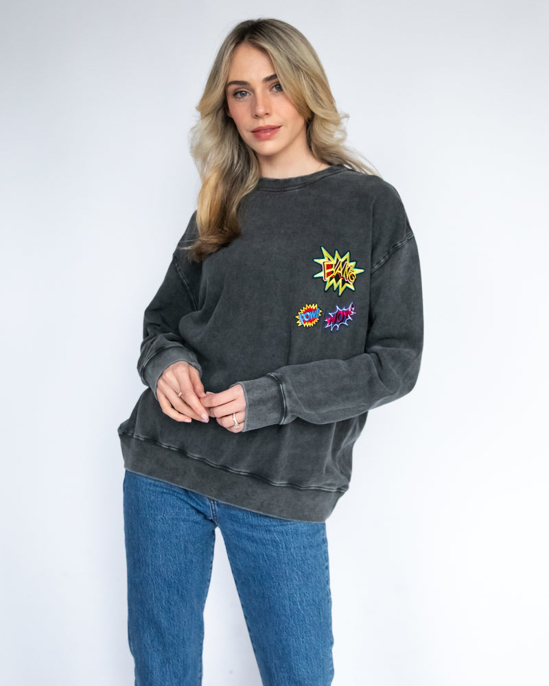 Acid Crew Sweat Jumper - Pow Wow