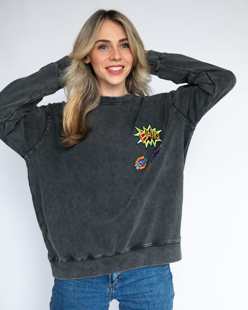 Acid Crew Sweat Jumper - Pow Wow