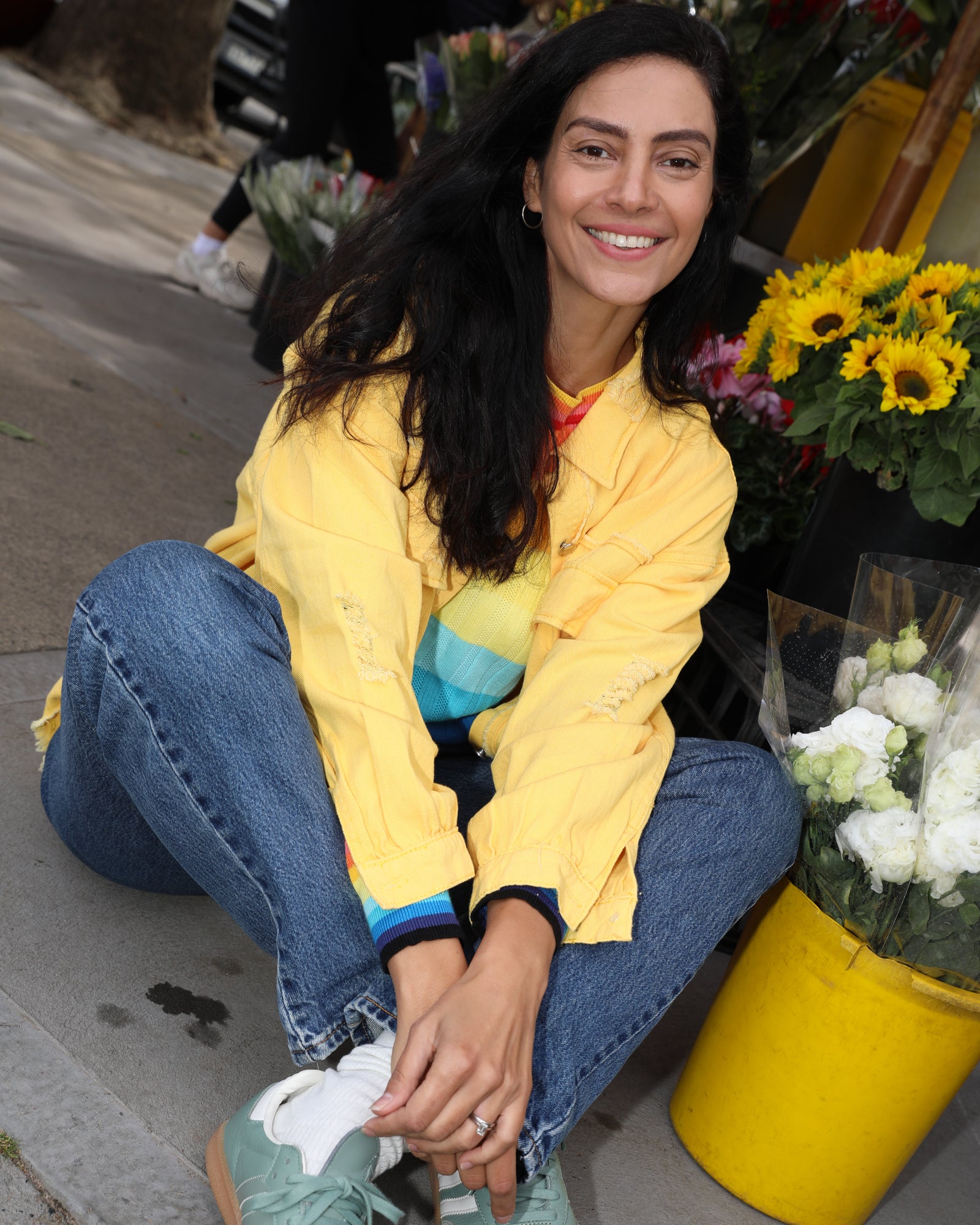 Weekender Denim Shirt - Sunflower Yellow