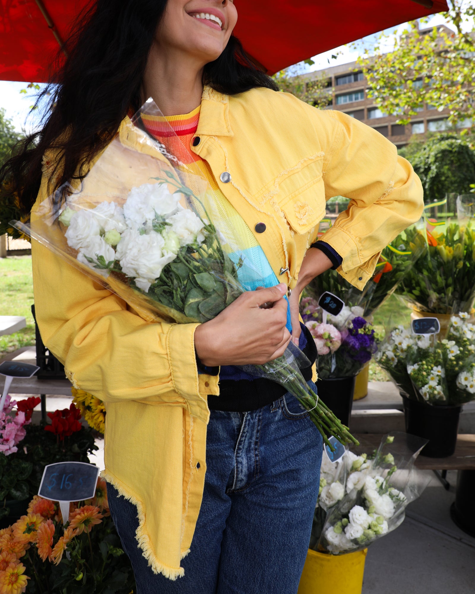 Weekender Denim Shirt - Sunflower Yellow