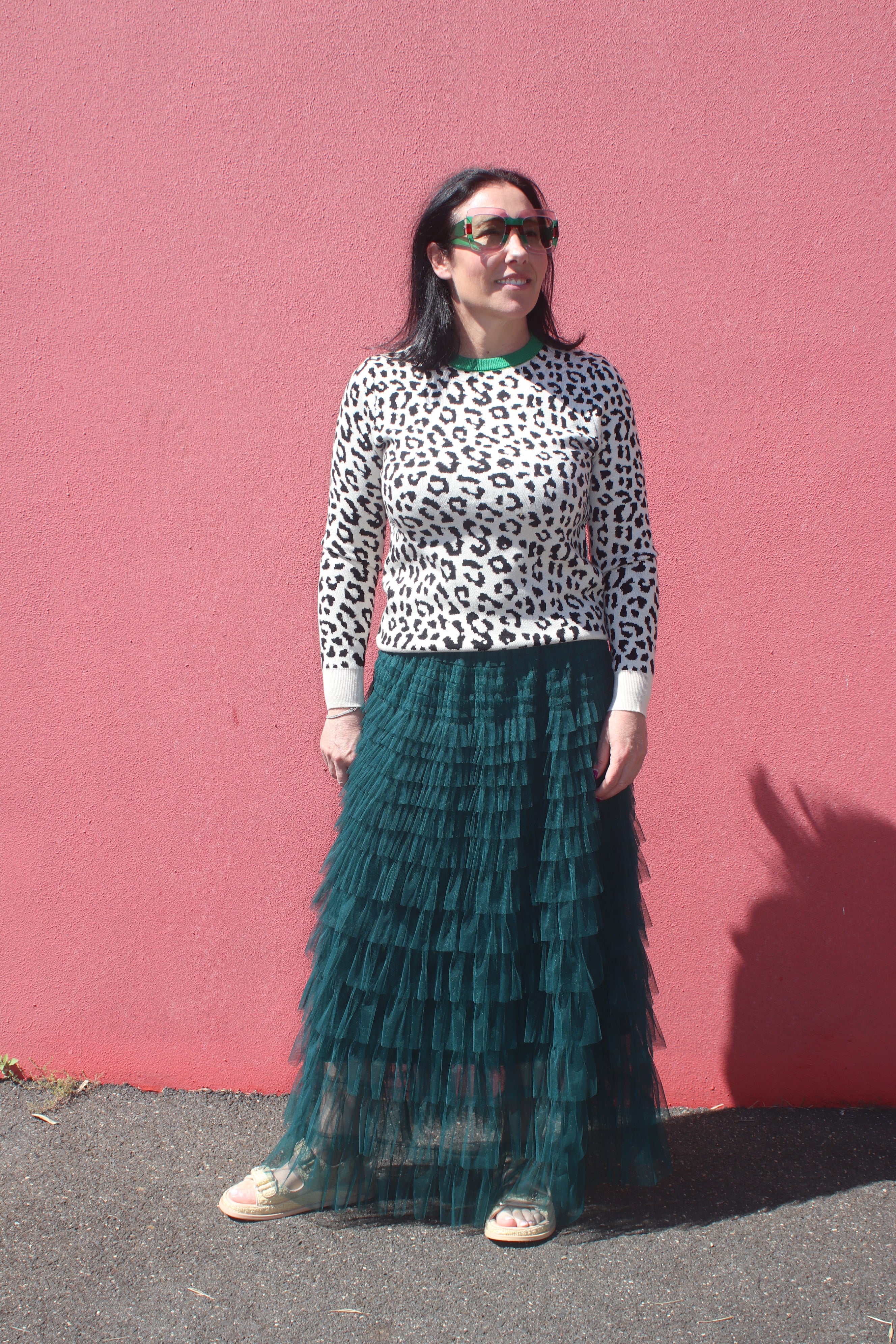 Firework Skirt - Forest Green