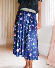 Butterfly Odette Silk Satin Skirt