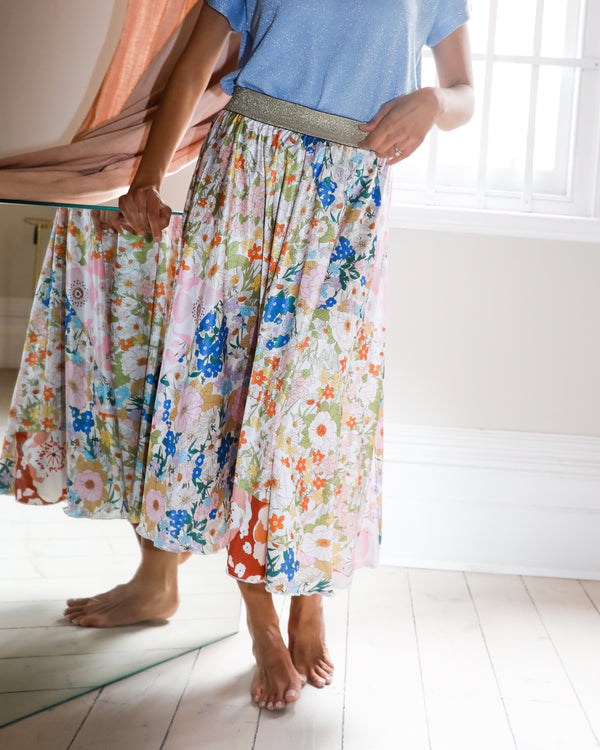 Bloom Odette Silk Satin Skirt
