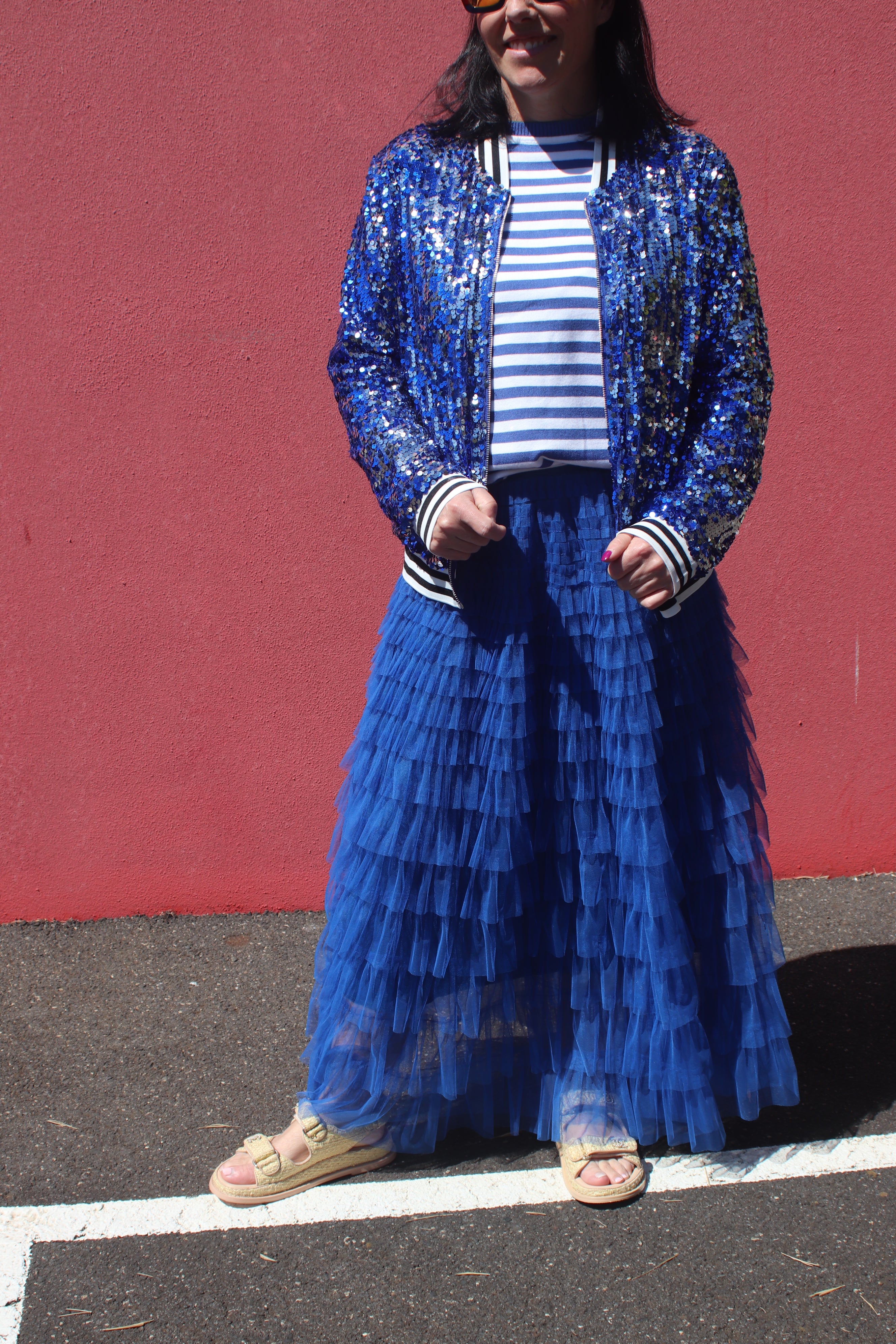 Firework Skirt - Royal Blue