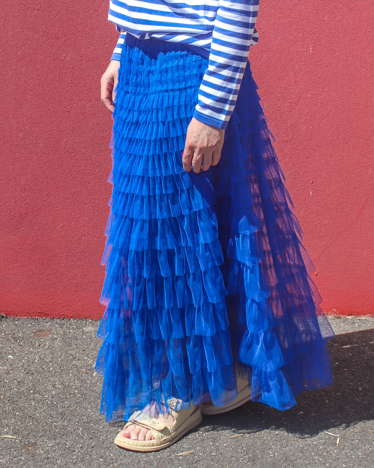 Firework Skirt - Royal Blue