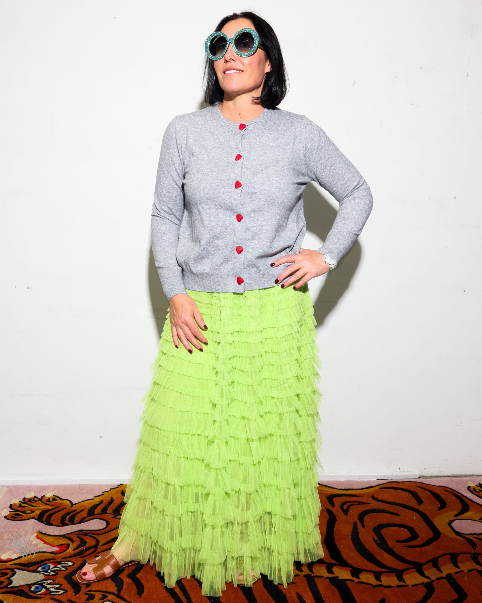 Firework Skirt - Harlequin Green